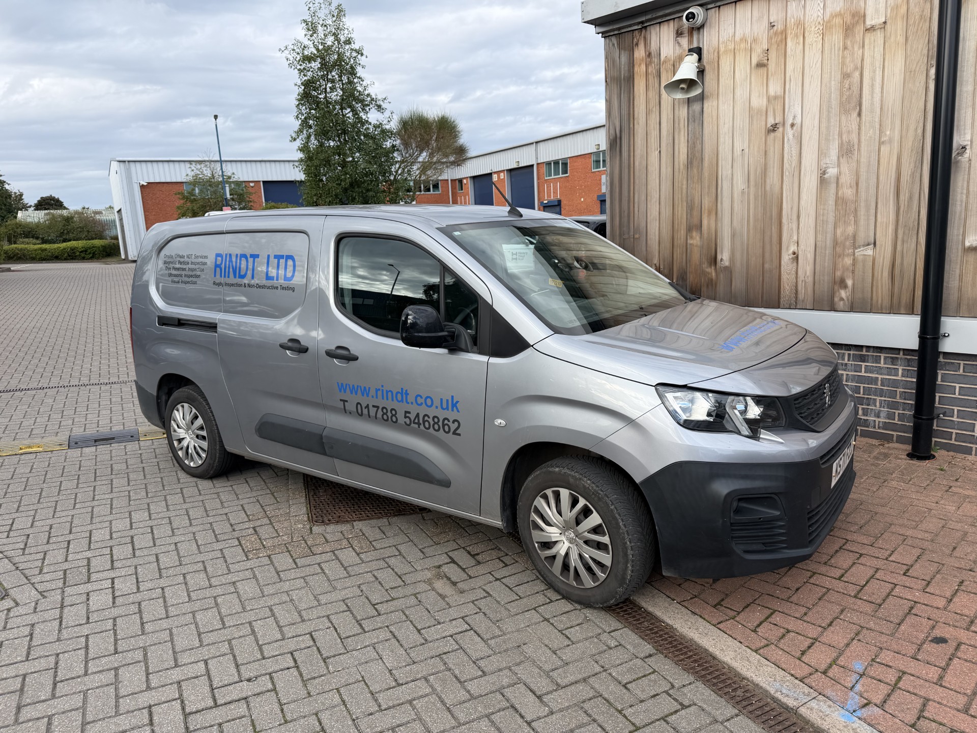 Second RINDT LTD inspection van at the Rugby workshop